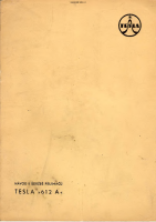 Tesla 612a - Navod k udrzbe 